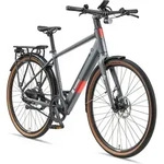 Telefunken Urban E-Bike Herren UH220 28 Zoll Hinterradmotor Automatikschaltung - Grau