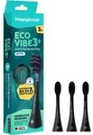 ECO VIBE 3 Aufsteckb&uuml;rsten (schwarz) - Schwarz