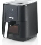 Hei&szlig;luftfritteuse AF1350DWB (schwarz, 1.350 Watt, Korb 5,4 Liter, mit Sichtfenster)