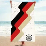 Offizielles DFB Handtuch, wei&szlig;, 75 x 150 cm aus 100% Baumwolle - Fu&szlig;ball