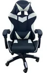 Gamingstuhl Krit Schwarz Kunstleder, ergonomisch, Lordosenst&uuml;tze mit