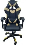 Gamingstuhl Krit Schwarz Kunstleder, ergonomisch, Lordosenst&uuml;tze mit
