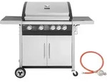 Royal Gourmet 4+1 Brenner Gasgrill - Silber