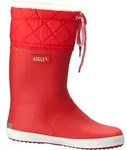 AIGLE Stiefel NB112 Aigle Giboulee 2 rot/wei&szlig; Gr&ouml;&szlig;e - 35