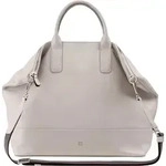 DuDu Halmahera Shopper Tasche Leder 40 cm - Wei&szlig;