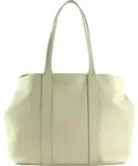 LACOSTE Leder Shopper Schultertasche City Court Shopping Bag Bone White creme - Wei&szlig;