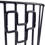 KLICKfix Alumino, Vorderseite, Fahrradkorb, Aluminium, Schwarz, 16 l, 7 kg - Schwarz