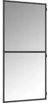 TrendLine Fliegenschutz-T&uuml;r 100 x 210 cm schwarz/anthrazit k&uuml;rzbar - Schwarz