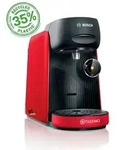 Bosch TAS163E, Pad-Kaffeemaschine, 0,7 l, Kaffeekapsel, 1400 W, Schwarz, Rot -