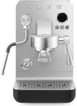 SMEG Manuelle Espressomaschine mit Dampfd&uuml;se Schwarz - Schwarz