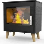 7,3 kw schwarzer wasserdichter holzofen Supra FR9016170B - Schwarz