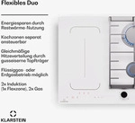 Klarstein MultiChef 4 Induktionskochfeld Mit Gaskochfeld - 2 Gas- & 2
