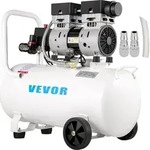 VEVOR Fl&uuml;sterkompressor 50 L, Leise &Ouml;lfrei Kompressor 750 W, &Ouml;lfrei Luftkompressor