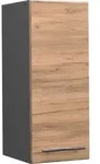 H&auml;ngeschrank Vicco Fame-Line Goldkraft Eiche 30 cm, Model 38312 - Braun/Dunkelgrau