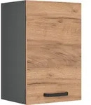 H&auml;ngeschrank Vicco R-Line Goldkraft Eiche 40 cm, Model 34895 - Braun/Dunkelgrau