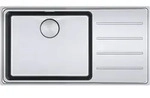 Franke Mythos MYX 211-86 - 127.0642.076 Edelstahlsp&uuml;le geb&uuml;rstet - Silber