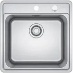 FRANKE Bell, BCX 210-51 Drehexcenter-Ventil, Slimtop, Edelstahl