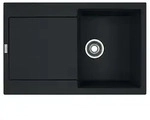 Franke Maris Einbausp&uuml;le Fragranitsp&uuml;le MRG 611-78 BlackMatt Druckknopf Edelstahl