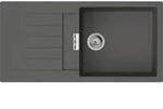 Hansgrohe S52 S520-F480 Einbausp&uuml;le mit automatischer Ablaufgarnitur Steingrau -