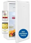 Exquisit K&uuml;hlschrank, KS5117-3-010E weiss, K&uuml;hlschrank mit Gefrierfach,