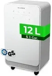 KLAMER Luftentfeuchter elektrisch 12L, 100m3 Luftumw&auml;lzung pro Stunde, 280W starker