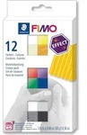Staedtler FIMO 8013 C, Modellierton, Schwarz, Blau, Gold, Gr&uuml;n, Grau, Violett, Rot,