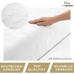 Matratzenbezug KingBEZUG 90 x 200 x 12 cm Matratzenschoner | Gesteppter Waschbarer