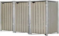 Hide HD04406, HIDE Holz M&uuml;lltonnenbox, M&uuml;lltonnenverkleidung f&uuml;r 240 l...
