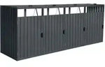 HOME DELUXE - M&uuml;lltonnenbox CUBO - Platz f&uuml;r 4 x 240 Liter M&uuml;lltonnen, Farbe: