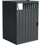 HOME DELUXE - M&uuml;lltonnenbox CUBO - Platz f&uuml;r 1 x 240 Liter M&uuml;lltonnen, Farbe:
