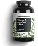 Vitamin C Gepuffert mit Zink Kapseln - 360 Kapseln_f&uuml;r 6 Monate