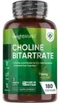 Nahrungserg&auml;nzungsmittel zur Unterst&uuml;tzung der Leber, WeightWorld Cholinbitartrat,