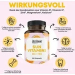 Vitamin D3 K2 Omega 3 + Calcium Magnesium und Zink - 180 Kapseln 5000 IE - Vitamin d