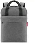 reisenthel allday backpack M iso twist silver - Grau