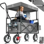 KESSER&reg; Bollerwagen faltbar mit Dach Handwagen Transportkarre Ger&auml;tewagen |...