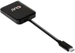 Club3D MST-Hub USB 3.2 Typ C > 2x DP 4K60Hz St/Bu - Schwarz