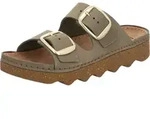 Rohde Damen Foggia Pantoletten Hausschuhe Cloqs Sandalette Sandale 6222 Oliv,