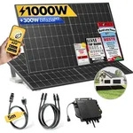 Balkonkraftwerk 1000W Solaranlage mit Garten Halterung Steckerfertig Komplettset
