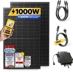 Balkonkraftwerk 1000W Solaranlage Steckerfertig Komplettset Photovoltaik Anlage 800W,