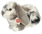 Teddy Hermann Kuscheltier Hase schwarz 17 cm Pl&uuml;schhase - Schwarz
