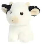 Aurora, 35072, Eco Nation Mini Kuh, 13cm, Pl&uuml;sch, Schwarz & Wei&szlig;