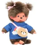 Sekiguchi Monchhichi Kawaii Girl, ca. 20cm 233724 - Bunt