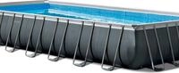 Intex 26374, 54368 l, Gerahmter Pool, Erwachsener & Kind, Leiter, Anthrazit,...