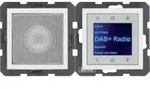Berker S.1/B.x Radio Touch DAB+/Bluet. Set mit LS, polarwei&szlig; gl&auml;nzend 30808989 -