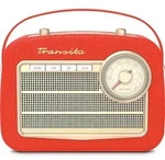 TechniSat TRANSITA 130 | 5W DAB+/UKW-Retroradio mit Akku und Bluetooth - Rot