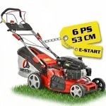 HECHT Rasenm&auml;her Benzin mit Antrieb 554 SXE | 53 cm Schnittbreite & Elektrostart 