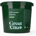 GreatVita Zitronens&auml;ure Pulver 5 kg Eimer | Lebensmittelqualit&auml;t E330, reine