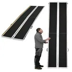 TRUTZHOLM Rollstuhlrampe 305 cm Traglast 272 kg Alu 2-fach klappbar
