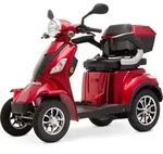 ECO ENGEL 510 Rot, 25 km/h E-Scooter Senioren Roller Seniorenmobil Elektromobil 4
