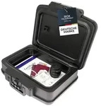HMF 250437 Feuerfeste Wasserdichte Dokumentenkassette mit Zahlenschloss, DIN...